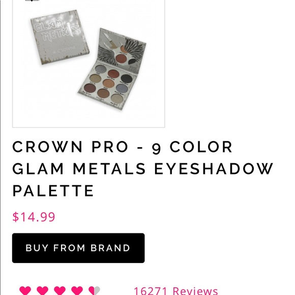 POP Beauty Twinkle Texture Eyeshadow Palette - Picture 8 of 8